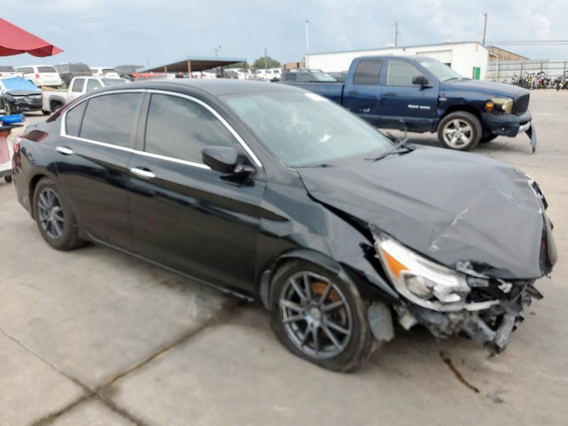 1HGCR2F33HA272579 - 2017 HONDA ACCORD LX შავი ფოტო 4