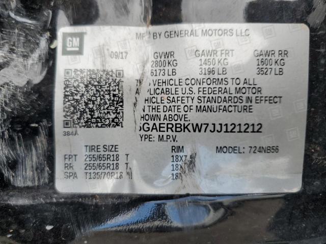 5GAERBKW7JJ121212 - 2018 BUICK ENCLAVE ESSENCE 黑色 照片 13