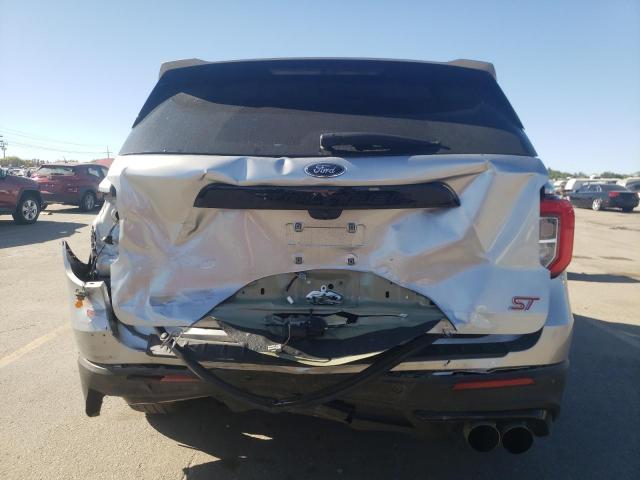 1FM5K8GC8LGC82247 - 2020 FORD EXPLORER ST SILVER photo 6