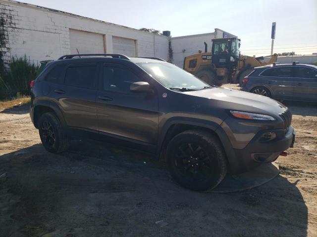 1C4PJMBS5FW699178 - 2015 JEEP CHEROKEE TRAILHAWK GRAY photo 4