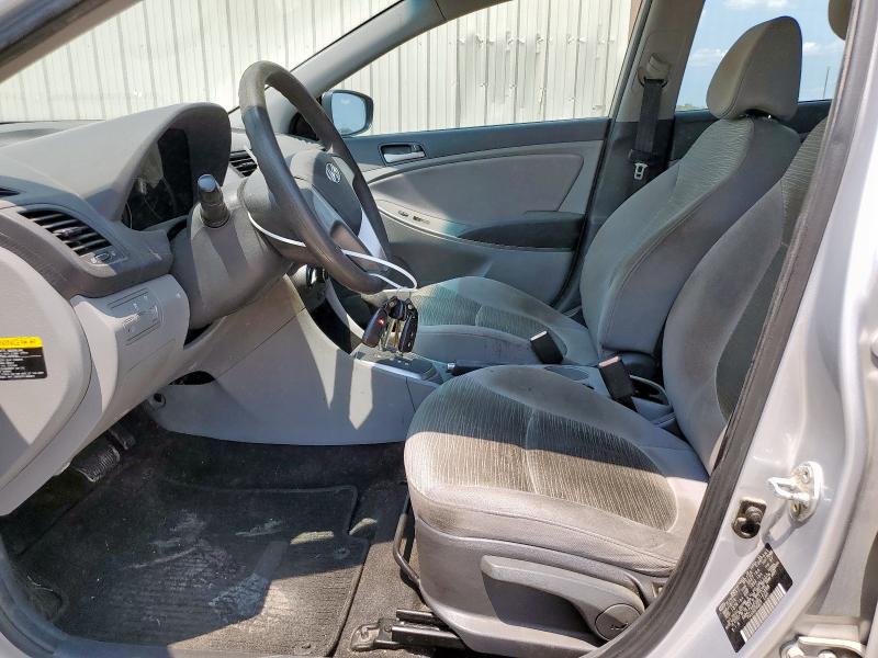 KMHCT4AE5GU123488 - 2016 HYUNDAI ACCENT SE SILVER photo 7