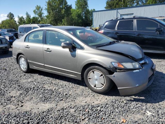 JHMFA36228S025871 - 2008 HONDA CIVIC HYBRID GRAY photo 4