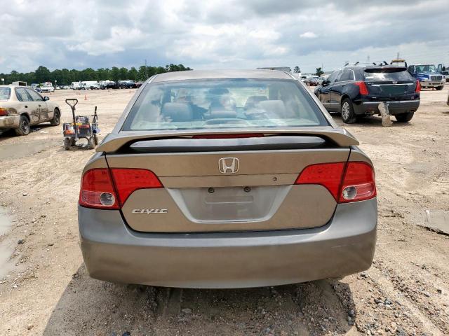 1HGFA16596L137348 - 2006 HONDA CIVIC LX GRAY photo 6