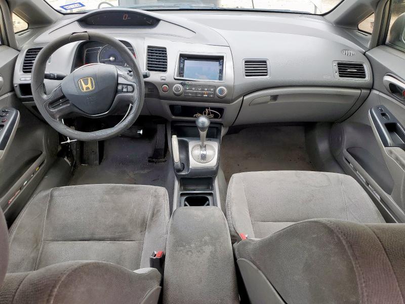 1HGFA16596L137348 - 2006 HONDA CIVIC LX GRAY photo 8