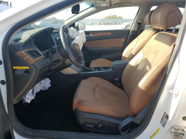 5NPE34AF8FH038000 - 2015 HYUNDAI SONATA SPORT WHITE photo 7