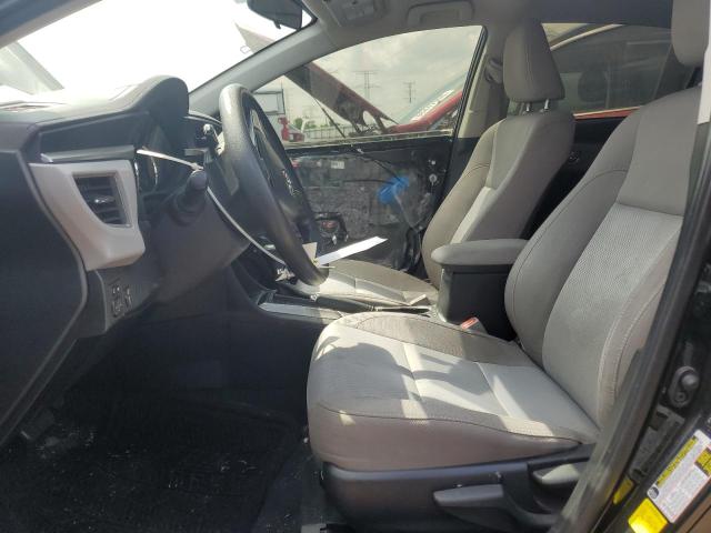 2T1BURHE9GC666985 - 2016 TOYOTA COROLLA L BLACK photo 7