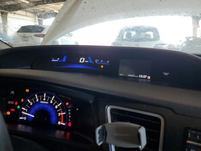 19XFB2F53EE213123 - 2014 HONDA CIVIC LX Weiß Foto 9