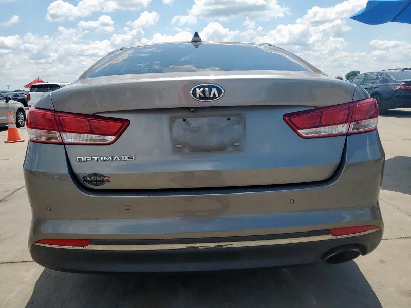 5XXGT4L33JG229095 - 2018 KIA OPTIMA LX ნაცრისფერი ფოტო 6