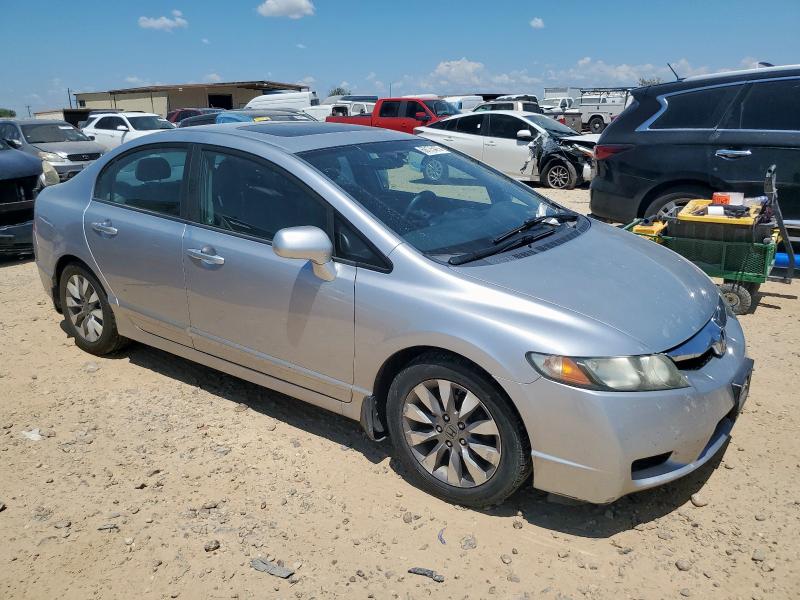 19XFA1F90AE043619 - 2010 HONDA CIVIC EXL ვერცხლისფერი ფოტო 4