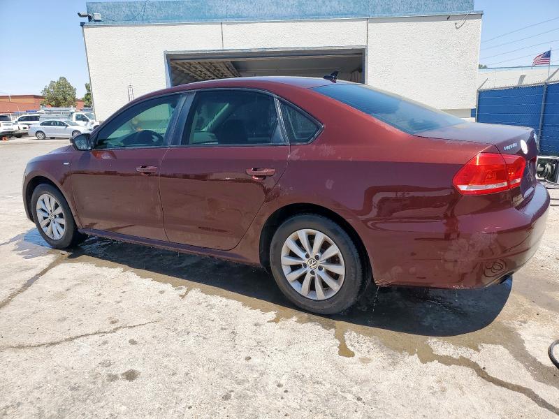 1VWAT7A37EC028796 - 2014 VOLKSWAGEN PASSAT S მუქწითელი ფოტო 2