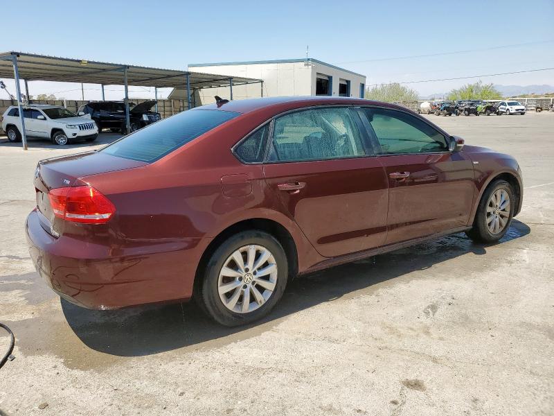 1VWAT7A37EC028796 - 2014 VOLKSWAGEN PASSAT S მუქწითელი ფოტო 3