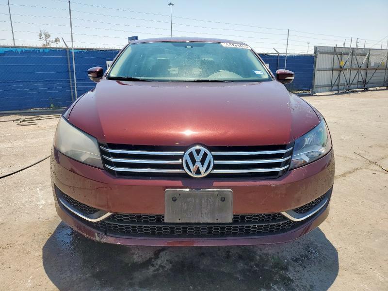 1VWAT7A37EC028796 - 2014 VOLKSWAGEN PASSAT S მუქწითელი ფოტო 5