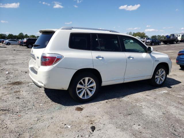 JTEEW44A292032797 - 2009 TOYOTA HIGHLANDER HYBRID LIMITED WHITE photo 3