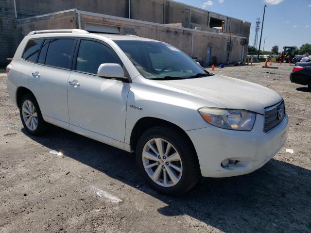 JTEEW44A292032797 - 2009 TOYOTA HIGHLANDER HYBRID LIMITED WHITE photo 4