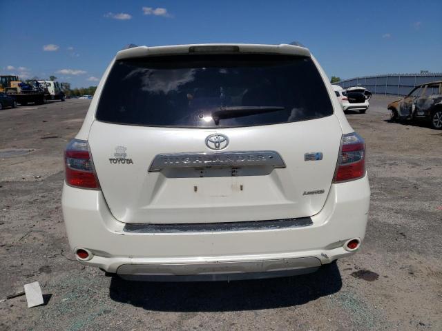 JTEEW44A292032797 - 2009 TOYOTA HIGHLANDER HYBRID LIMITED WHITE photo 6