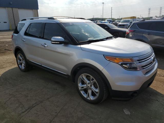 1FM5K7F87FGA87901 - 2015 FORD EXPLORER LIMITED فضي صورة 4