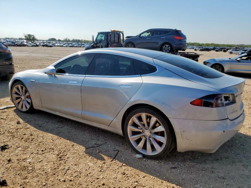5YJSA1E46GF141903 - 2016 TESLA MODEL S Күміс фото 2