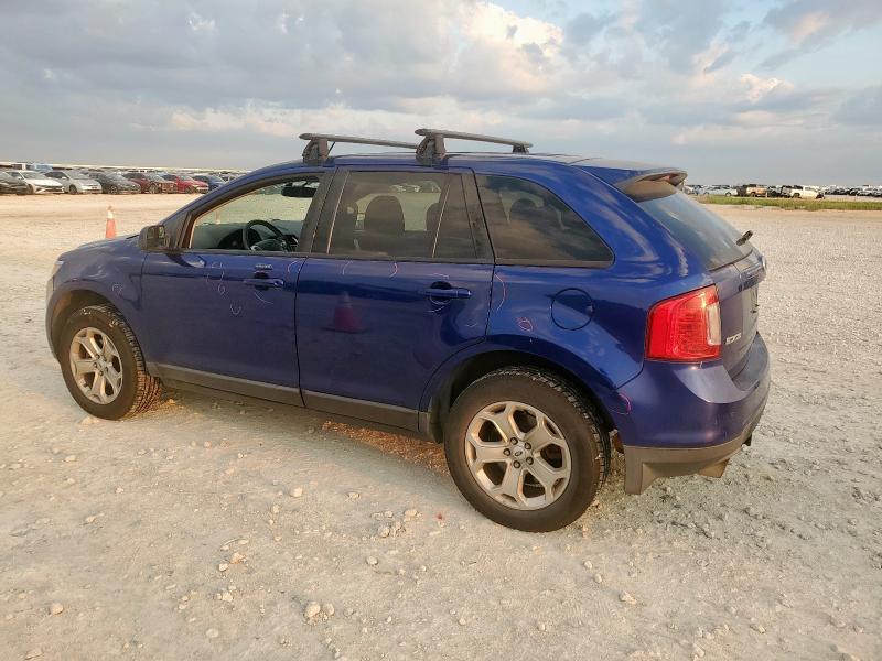 2FMDK3JC1DBA22546 - 2013 FORD EDGE SEL 蓝色 照片 2