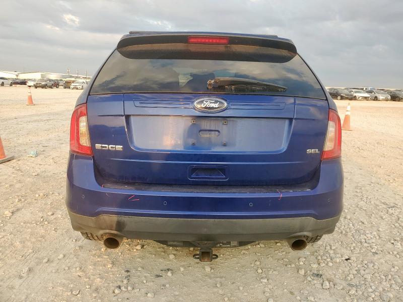 2FMDK3JC1DBA22546 - 2013 FORD EDGE SEL 蓝色 照片 6