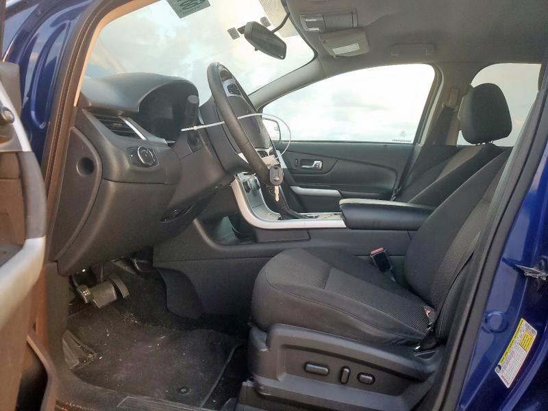 2FMDK3JC1DBA22546 - 2013 FORD EDGE SEL 蓝色 照片 7