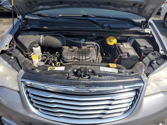 2C4RC1CG9ER346509 - 2014 CHRYSLER TOWN & COU TOURING L SILVER photo 12