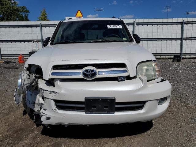 5TDBT48A37S281741 - 2007 TOYOTA SEQUOIA LIMITED WHITE photo 5