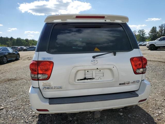 5TDBT48A37S281741 - 2007 TOYOTA SEQUOIA LIMITED WHITE photo 6