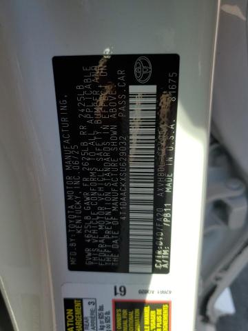 4T1DAACKXSU629032 - 2025 TOYOTA CAMRY XSE თეთრი ფოტო 12