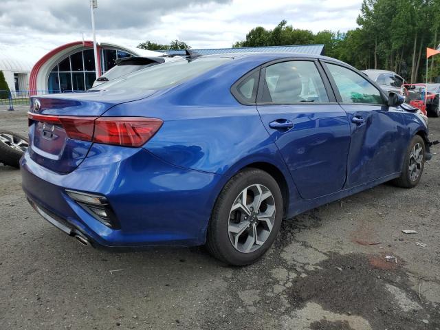 3KPF24AD9KE085833 - 2019 KIA FORTE FE BLUE photo 3