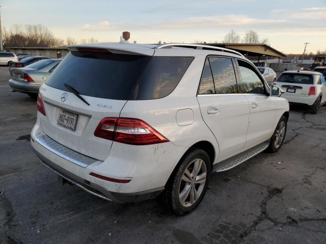 4JGDA5HB3EA371880 - 2014 MERCEDES-BENZ ML 350 4MATIC WHITE photo 3