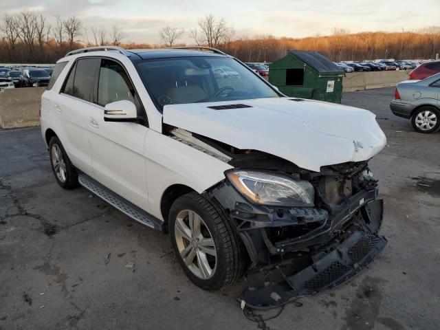 4JGDA5HB3EA371880 - 2014 MERCEDES-BENZ ML 350 4MATIC WHITE photo 4