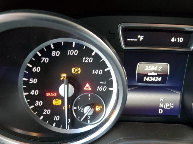 4JGDA5HB3EA371880 - 2014 MERCEDES-BENZ ML 350 4MATIC WHITE photo 9