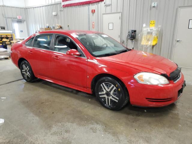 2G1WB57K991291858 - 2009 CHEVROLET IMPALA LS RED photo 4