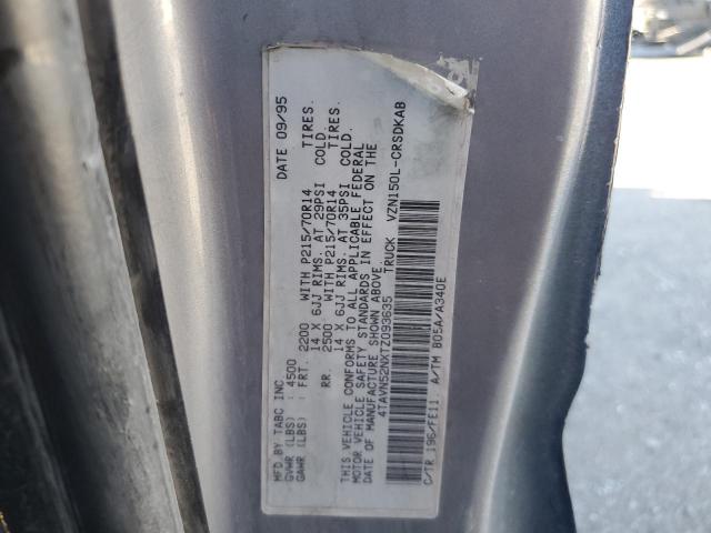 4TAVN52NXTZ093635 - 1996 TOYOTA TACOMA XTRACAB BLUE photo 12