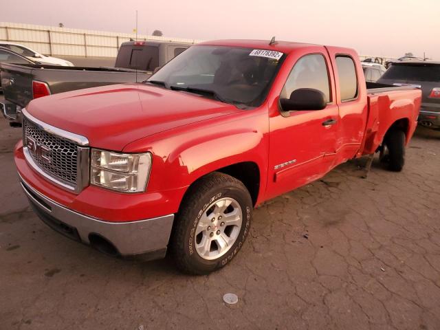 1GTSKVE34AZ279159 - 2010 GMC SIERRA K1500 SLE RED photo 1