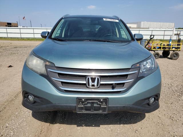 2HKRM4H76CH626213 - 2012 HONDA CR-V EXL TURQUOISE photo 5