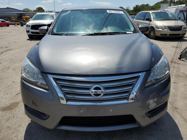 3N1AB7AP3FL645940 - 2015 NISSAN SENTRA S GRAY photo 5