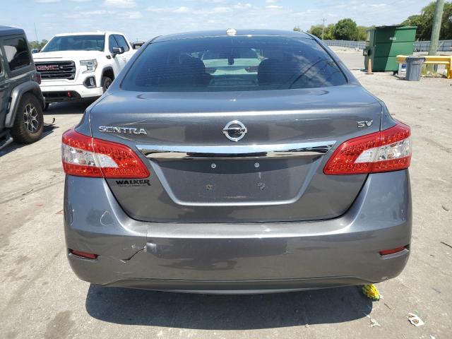 3N1AB7AP3FL645940 - 2015 NISSAN SENTRA S GRAY photo 6