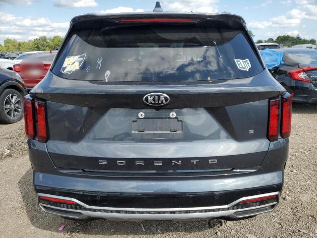 5XYRL4LC4MG054235 - 2021 KIA SORENTO S GRAY photo 6