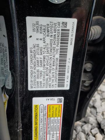 2HGFE2F53NH587096 - 2022 HONDA CIVIC SPORT Қара фото 12