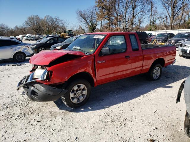 1N6DD26S8WC375214 - 1998 NISSAN FRONTIER KING CAB XE RED photo 1