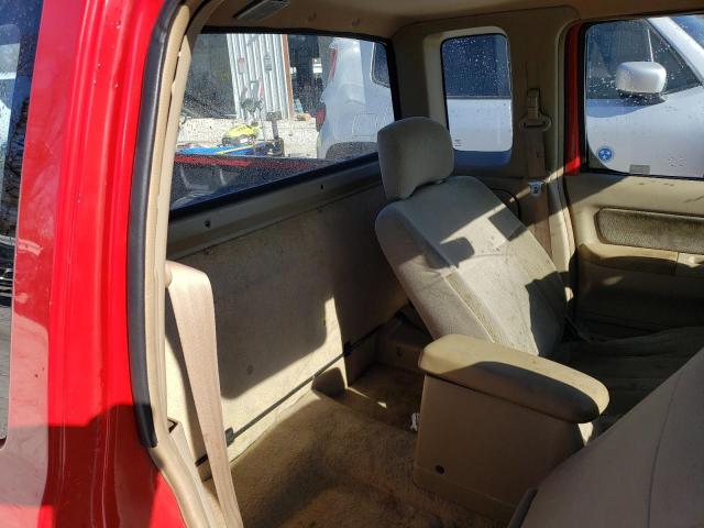 1N6DD26S8WC375214 - 1998 NISSAN FRONTIER KING CAB XE RED photo 10