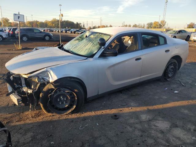 2C3CDXKT0JH189168 - 2018 DODGE CHARGER POLICE SILVER photo 1