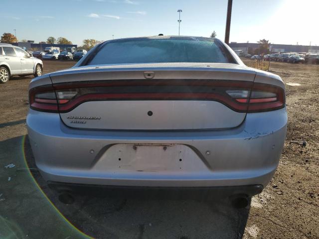 2C3CDXKT0JH189168 - 2018 DODGE CHARGER POLICE SILVER photo 6