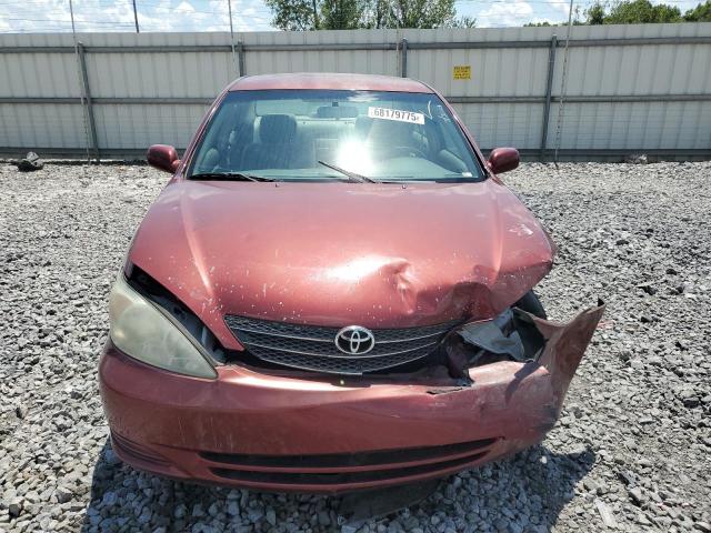 4T1BE32K74U333123 - 2004 TOYOTA CAMRY LE RED photo 5