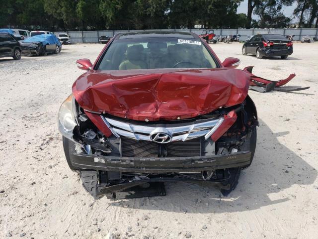 5NPEC4AC0DH658617 - 2013 HYUNDAI SONATA SE RED photo 5