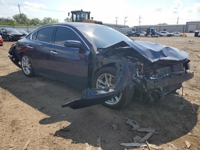 1N4AA5AP3EC452823 - 2014 NISSAN MAXIMA S BLUE photo 4
