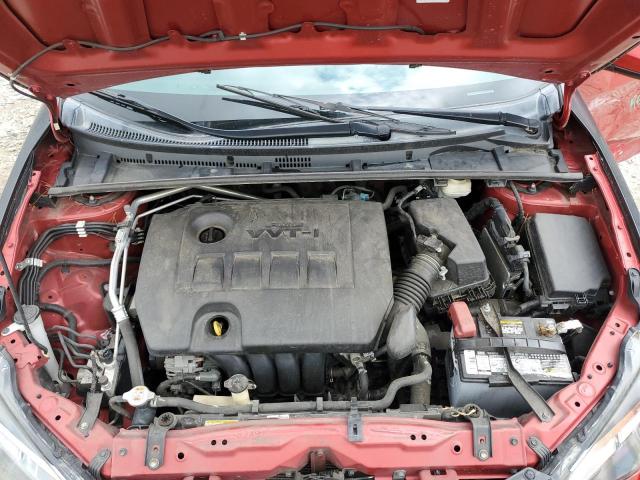 2T1BURHE1JC124304 - 2018 TOYOTA COROLLA L წითელი ფოტო 11