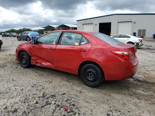 2T1BURHE1JC124304 - 2018 TOYOTA COROLLA L წითელი ფოტო 2