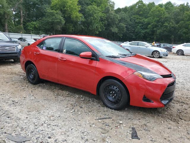 2T1BURHE1JC124304 - 2018 TOYOTA COROLLA L წითელი ფოტო 4